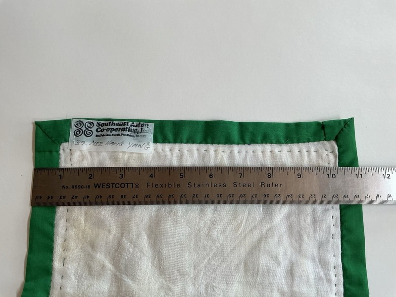 Hand embroidered Hmong textile for framing or pillow gallery