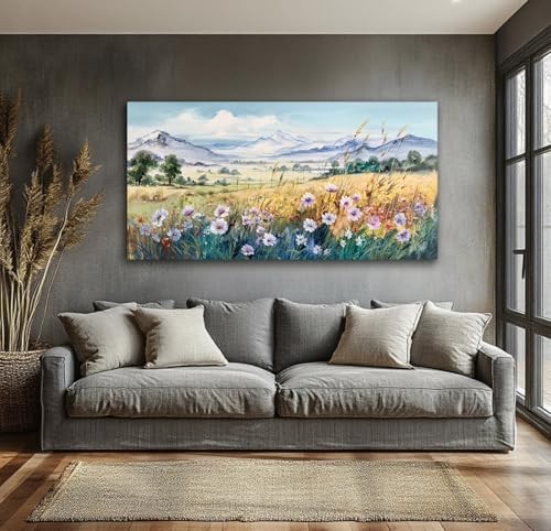 Rustic Farmhouse Canvas Wall Art Large Abstract 48"L x 24"W rustic scenery gallery