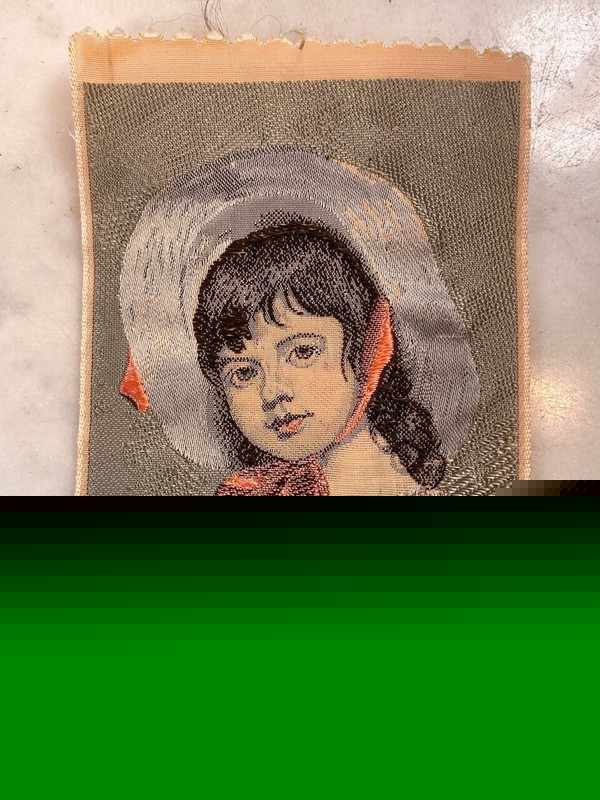 Vintage WARNER ARTEX Silk Woven Jacquard GEORGE ROMNEY Art. WWL CO DEL HH 1958