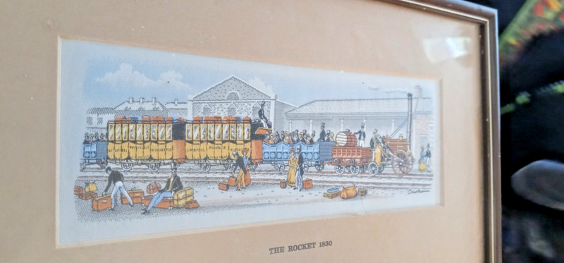 The Rocket 1830, Woven Silk Picture Cash's Collector Range Transport, Railroad