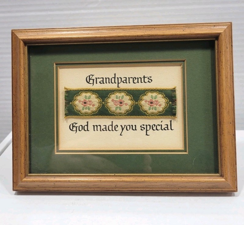 Vintage Framed Needle Art Of The Old World By Isidore Numbered Limited Edition