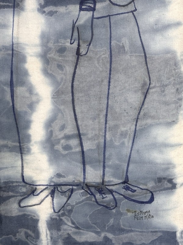 Is’Mima Nebt'Kata Original Textile Art Pair Within The Light Blues Music 2016 gallery