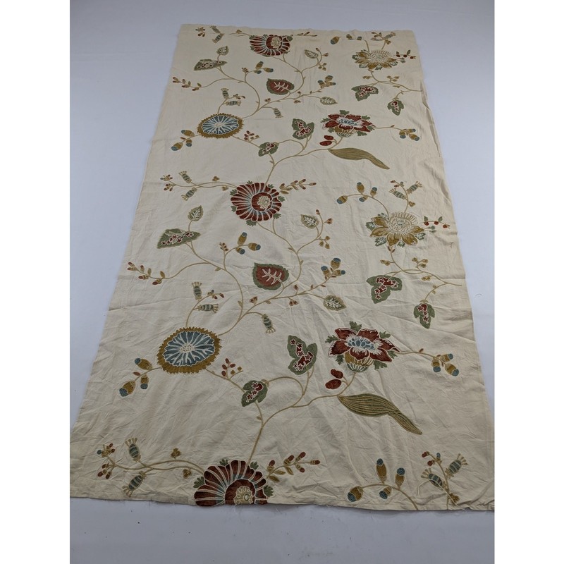 Vintage Jacobean Inspired Tree of Life Kashmiri Crewel Work Textile 223x123cm