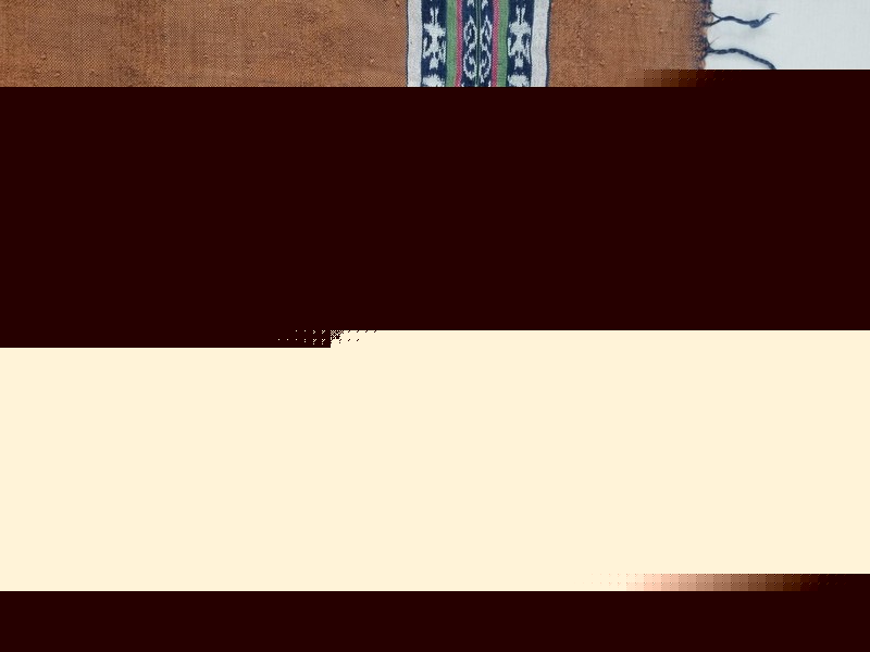Antique Indonesian Ikat Handwoven Fringed Edges Textile 109x55cms gallery