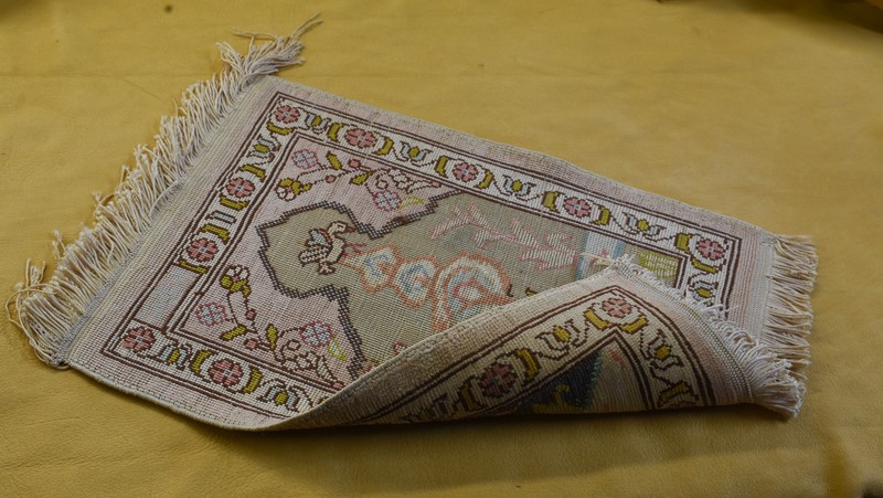 HEREKE: TURKISH, SILK, HAND-KNOTTED, METALIC THREAD WEAVING gallery