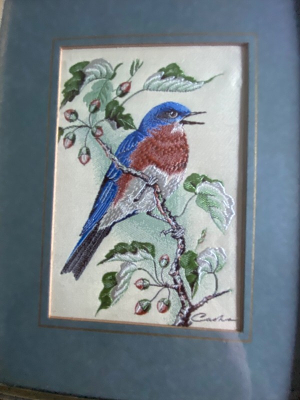 Jacquard Loom Artistry Bluebird & Kestrel Cash Collectors Series