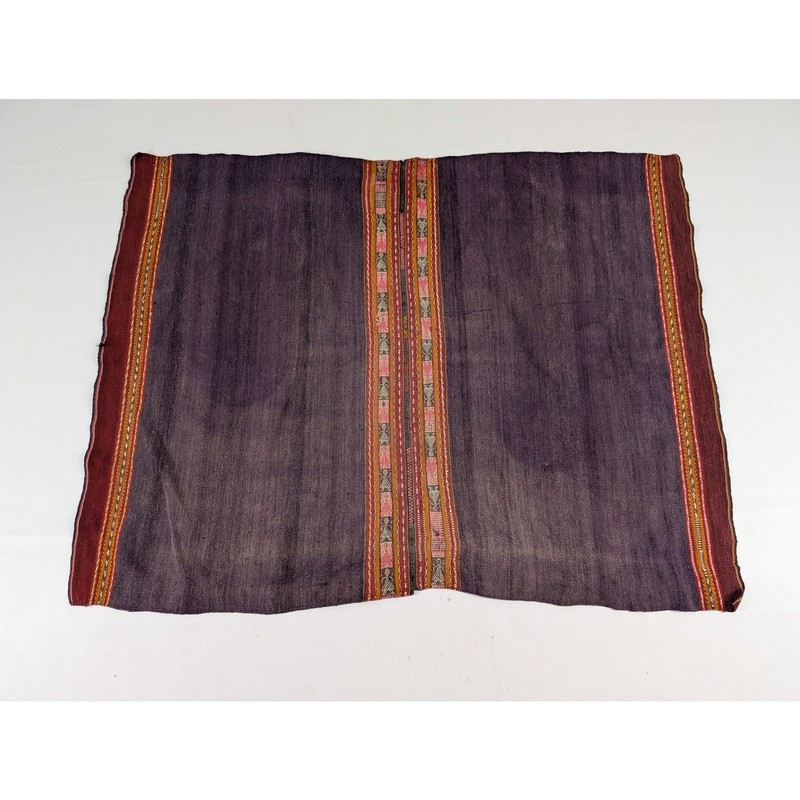 Vintage Traditional Handwoven Bolivian Aguayo Textile 117x91cm