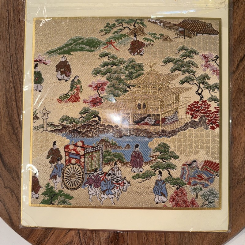 KYONISHIKI NISHI-JIN, KYOTO Japanese Silk Embroidered Tapestry