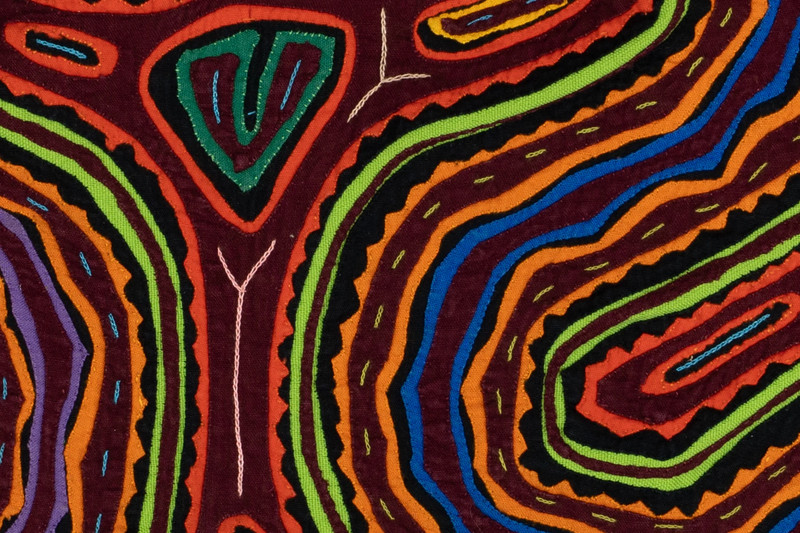 Roadrunner Face Optical Illusion Mola gallery