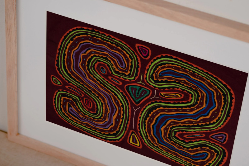 Roadrunner Face Optical Illusion Mola gallery