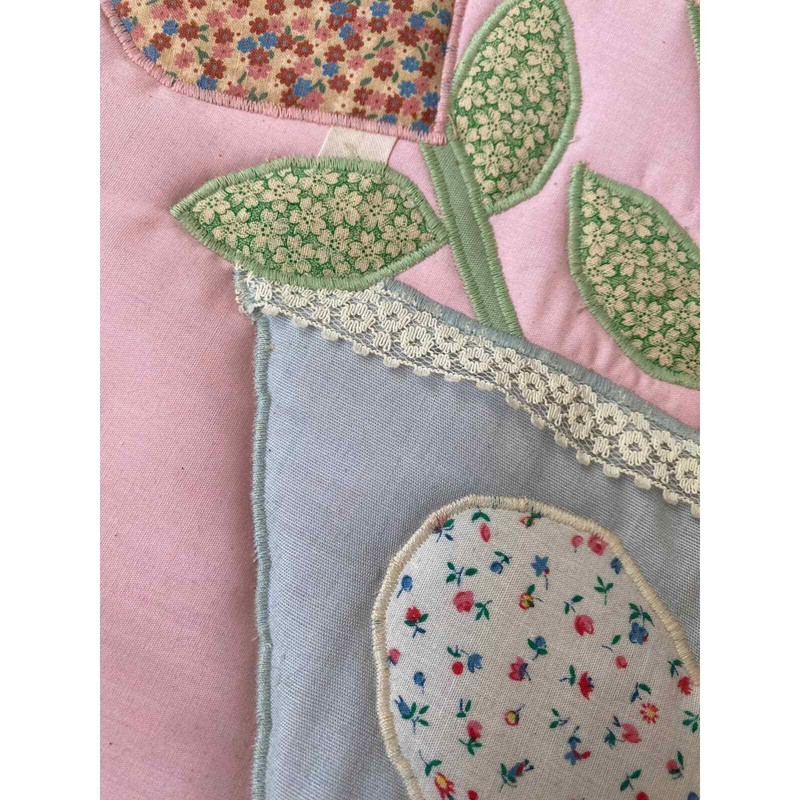 18” Large Embroidered Quilted Wall Hanging gallery