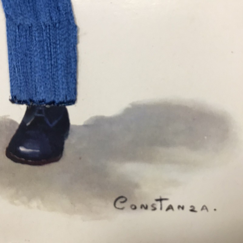 Vintage 1960s Embroidered Art from SPAIN by CONSTANZA "Guitar" 10" x 8" #46 gallery