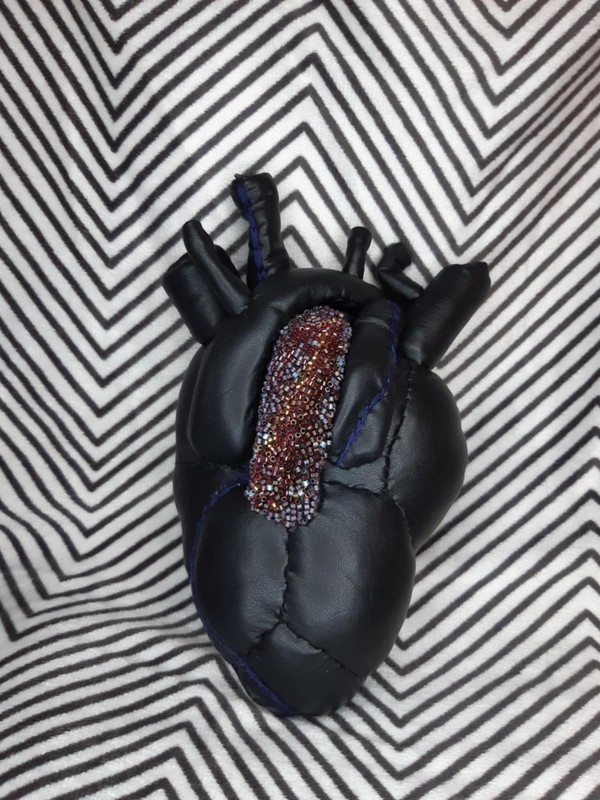 anatomical heart statuette
