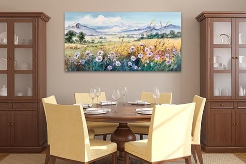 Rustic Farmhouse Canvas Wall Art Large Abstract 48"L x 24"W rustic scenery gallery