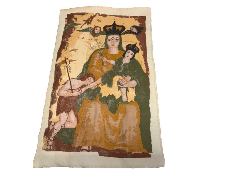 Mona Lisa of Egypt: Machine Tapestry (12.5 x7.5 inches)