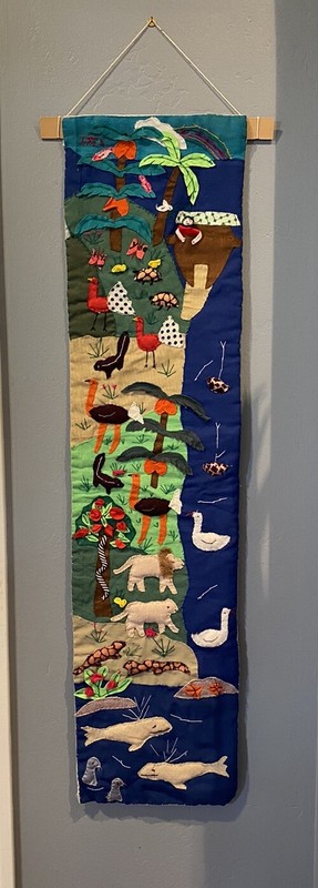 Noah’s Ark Handmade Art Wall Hanging Tapestry – Made in Peru For Don Bar Co