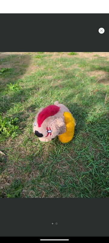 old polar bear turned to Monsoon ginga plush