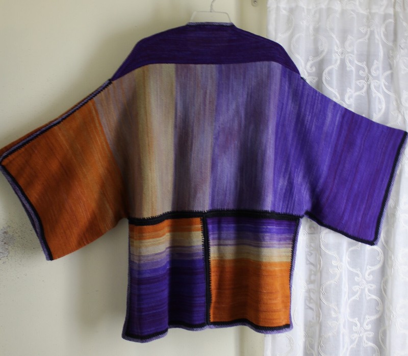 AMAZING! Linda Mendelson OS S M L XL 1X 2X Wool Artist Art-Wear NYC Sweater Coat gallery