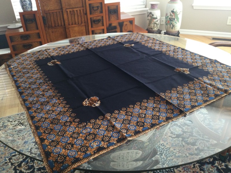 35″ x 35″ Square Genuine Batik Tablecloth
