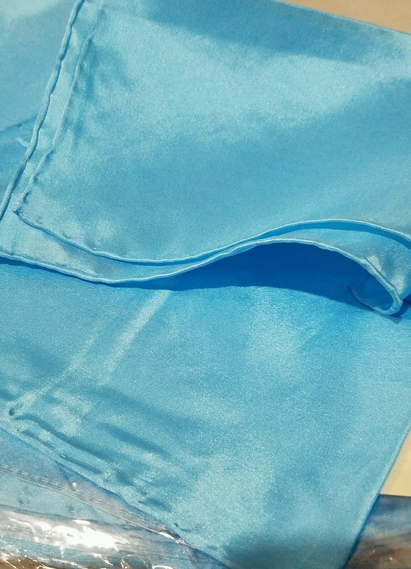 NEW 100% Aquablue Habotai silk blank single silk scarf for silk artist (9×54) gallery