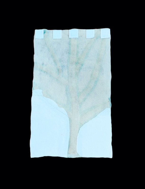 “Forest Daydream” – Wool & Silk Fiber Tree Wall Art 37 x 24” NEW gallery