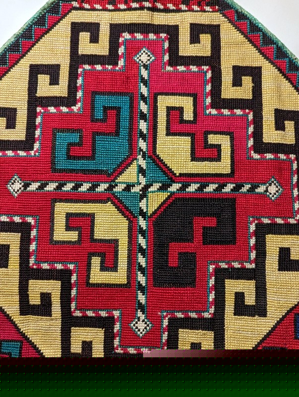 Uzbek Hand Embroidered Bag with Ikat gallery