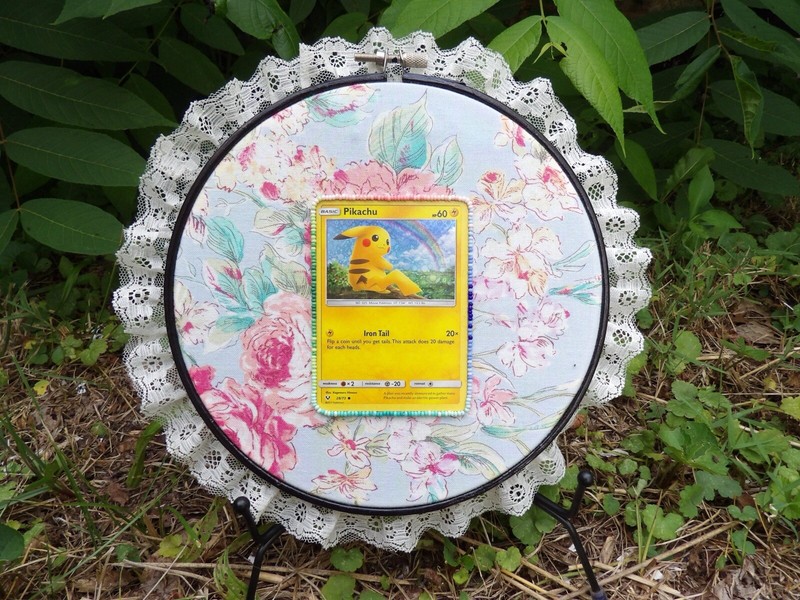 Pikachu Pokémon Hand Embroidery Fan Art