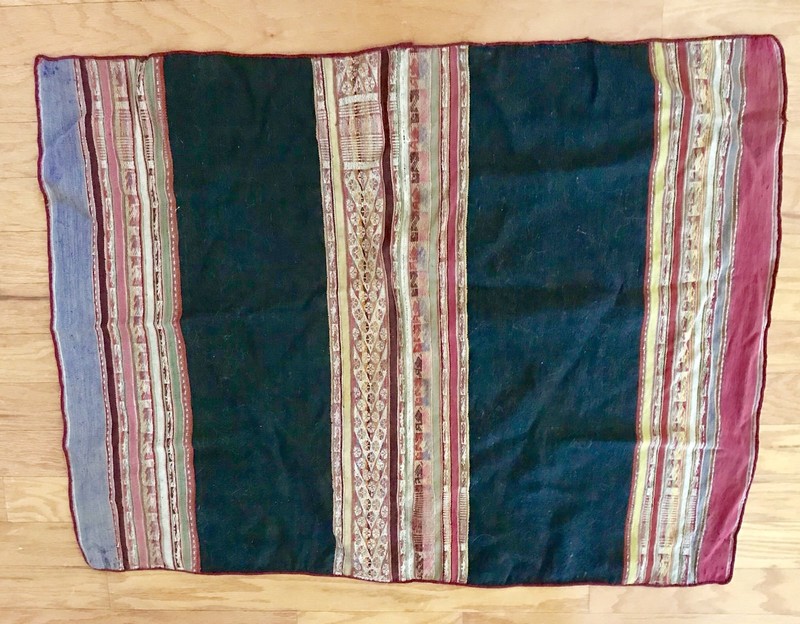 Beautiful Authentic Bolivian Indian Hand Woven Cloth With Natural Dyes gallery