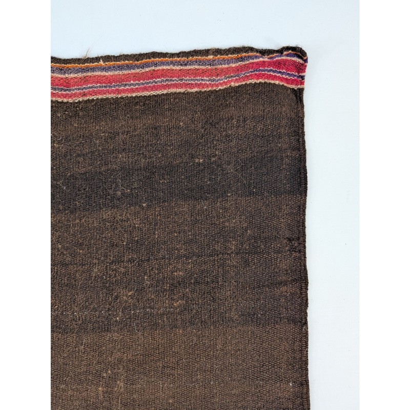 Vintage Traditional Bolivian Aguayo Handwoven Wool Textile 140x35in gallery