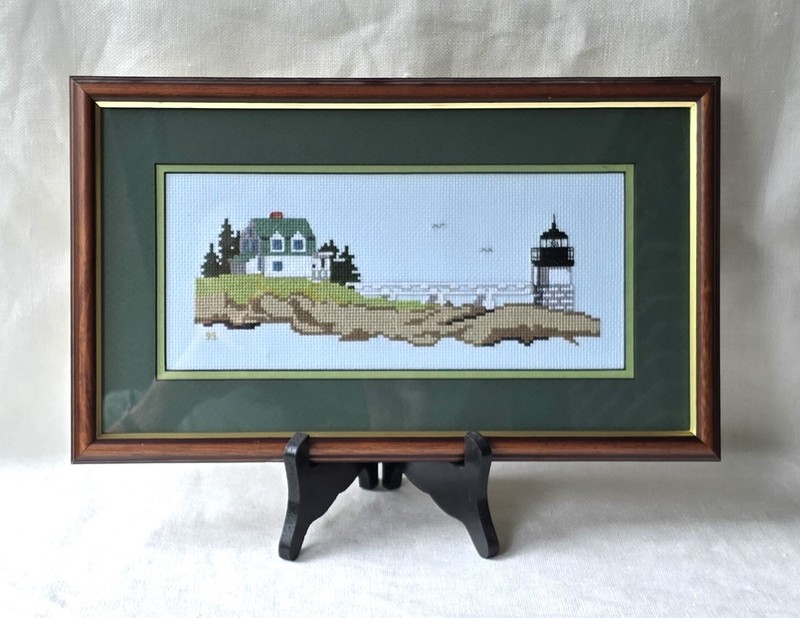 Vintage Tapestry : Port Clyde, Maine, USA Port Clyde Lighthouse October 1995