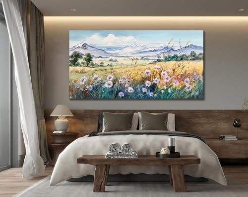 Rustic Farmhouse Canvas Wall Art Large Abstract 48"L x 24"W rustic scenery gallery