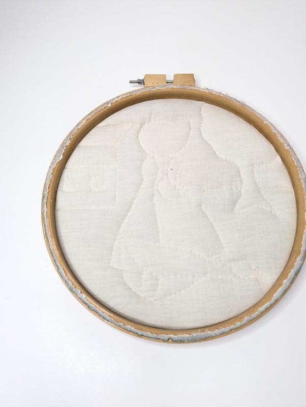 1983 Goose Girl Creations Applique Sewing "Goose Girl" 14" Hoop Finished gallery