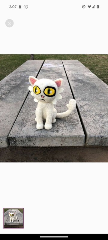Felted Handmade Daijin Your Name Plush