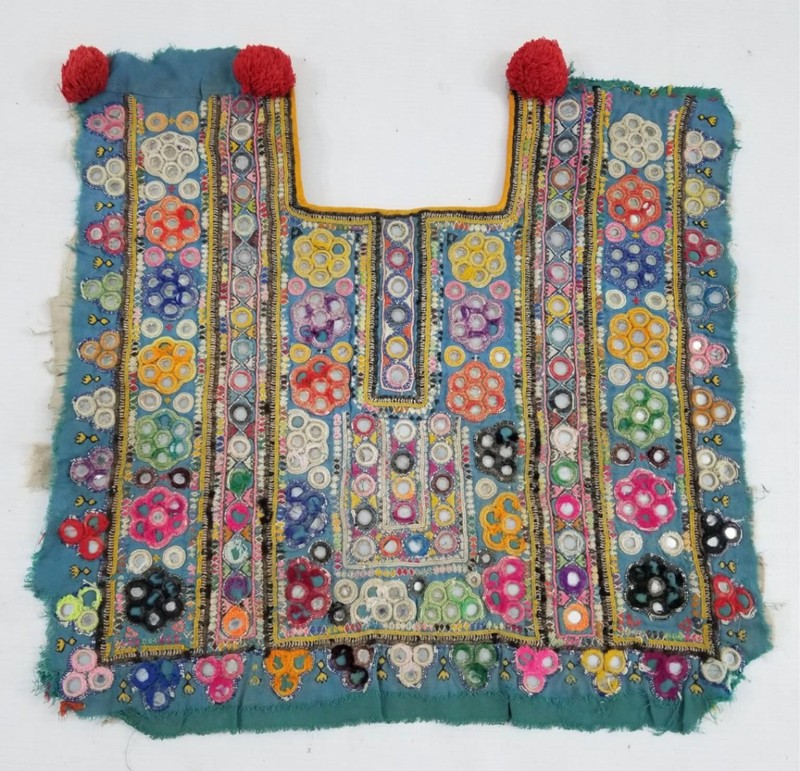 Vintage Traditional Banjara Neck Yoke Panel 41x40cms