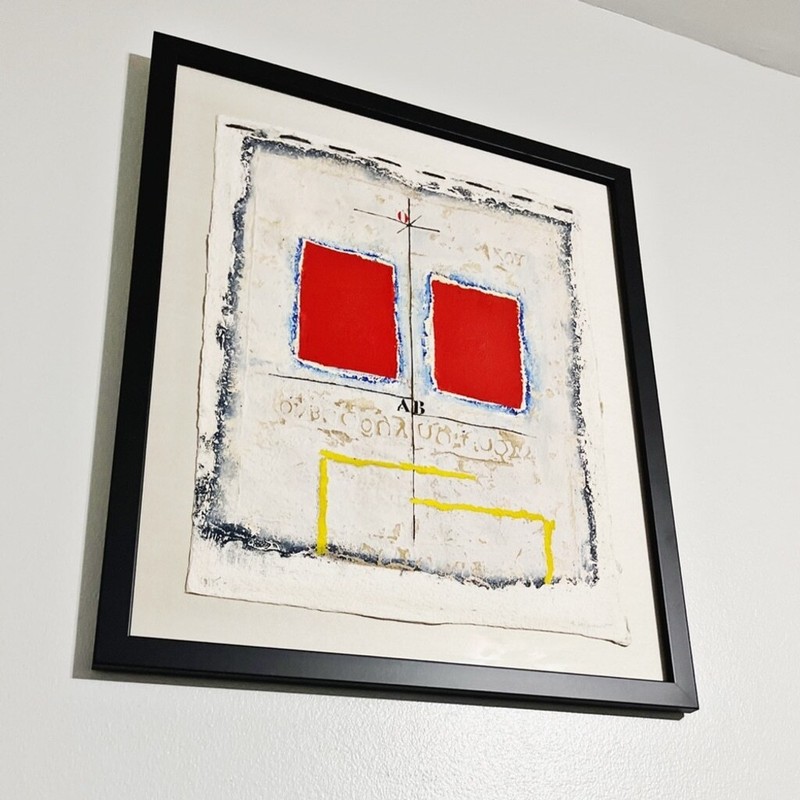 James Coignard Carborundom Etching Original Texutered Signed & Framed Art Work gallery
