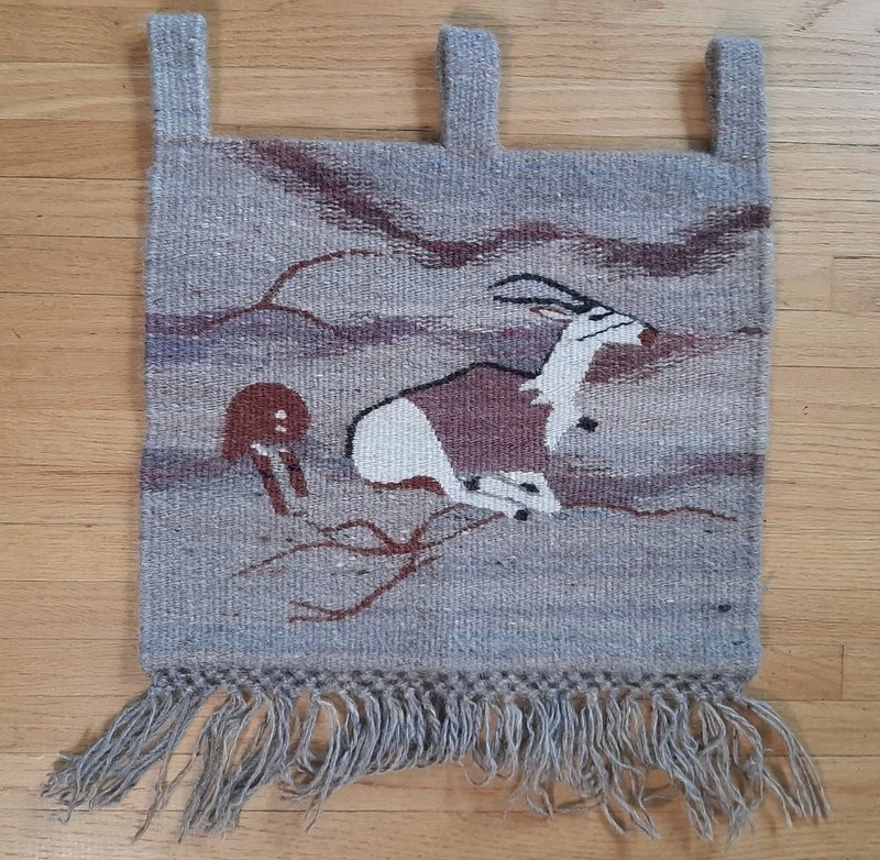 SETSOTO Designs African Tapestry Wool Mohair Hanging Art Tribal Animals Lesetho
