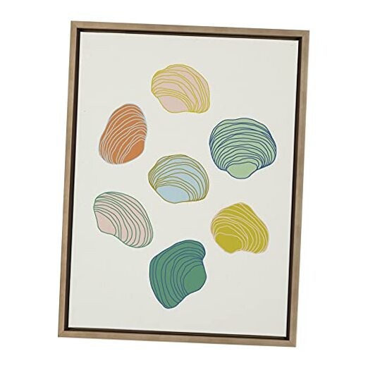 x Alicia Schultz Collaboration Found Framed Linen Textured Canvas Wall Art by