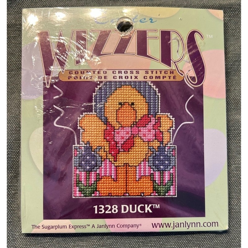 Vintage Janlynn 1328 duck crossstitch kit