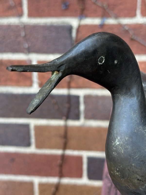VERY RARE VINTAGE 1970's DON FREEDMAN SIGNED BRONZE BRASS DUCK SCULPTURE MCM gallery