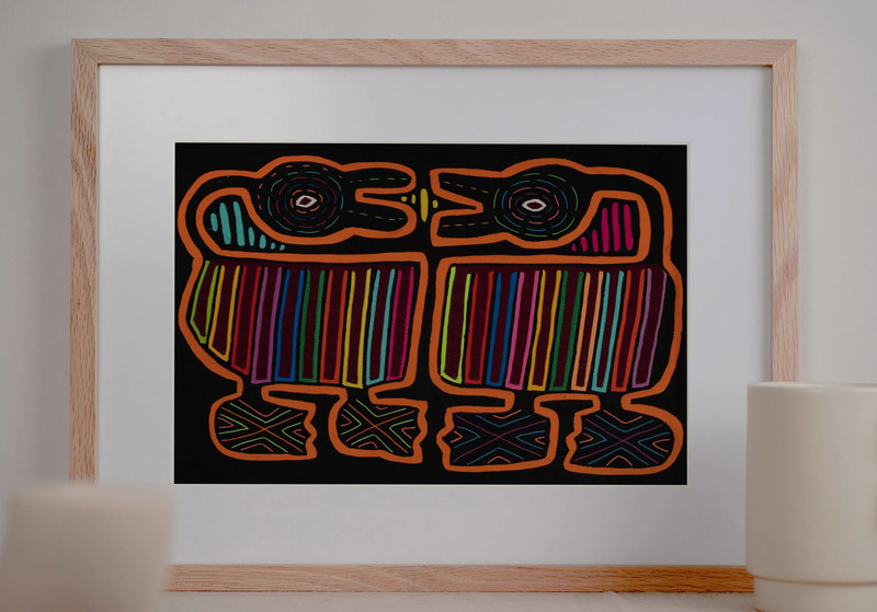 Black and Orange My Way or the Highway Mola gallery