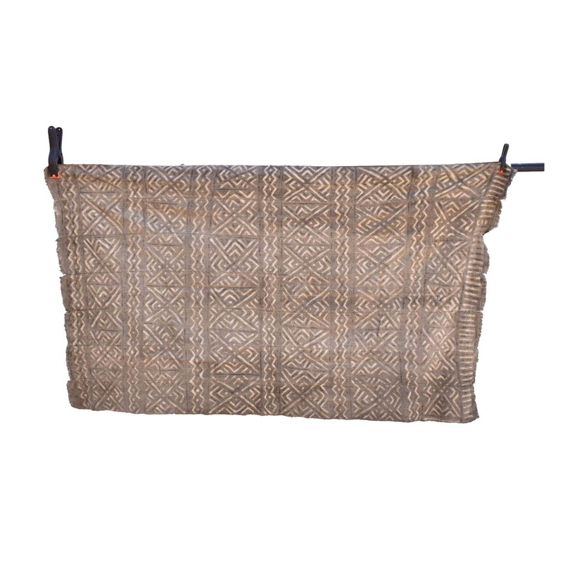 Bògòlanfini Black Mudcloth Textile Mali 55x32 inch gallery