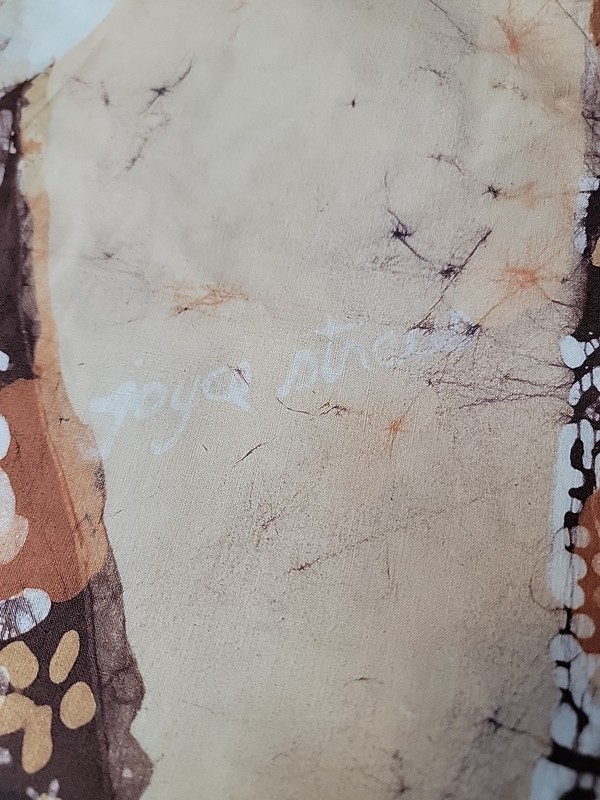 Batik Textile Art Jeweled Lady Joyce st??? stunning piece gallery