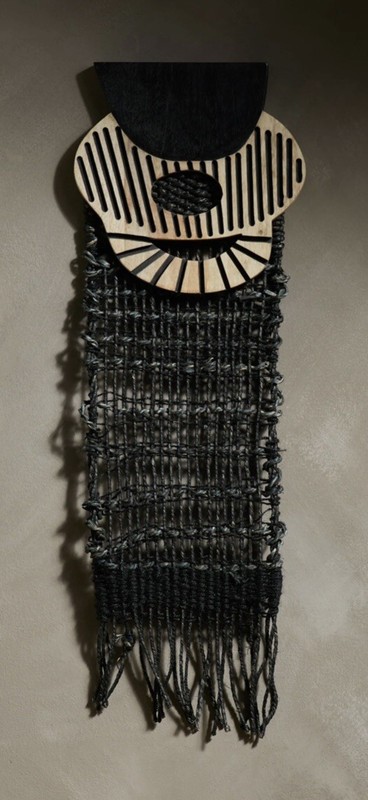 New Handmade African Jute Wall Hanging Artwork Wall Art Wall Hanging 10″W x 29″H