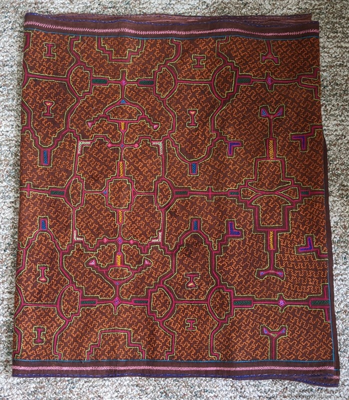 CHAKRUNA AYUHUASCA DESIGN TEXTILE CRYSTALLINE STRUCTURE SHIPIBU INDIANS PERU gallery