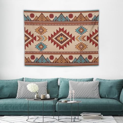 VUMIVI Aztec Tapestry Bohemian Abstract Vintage Geometric 40″Wx30″L aztec-10