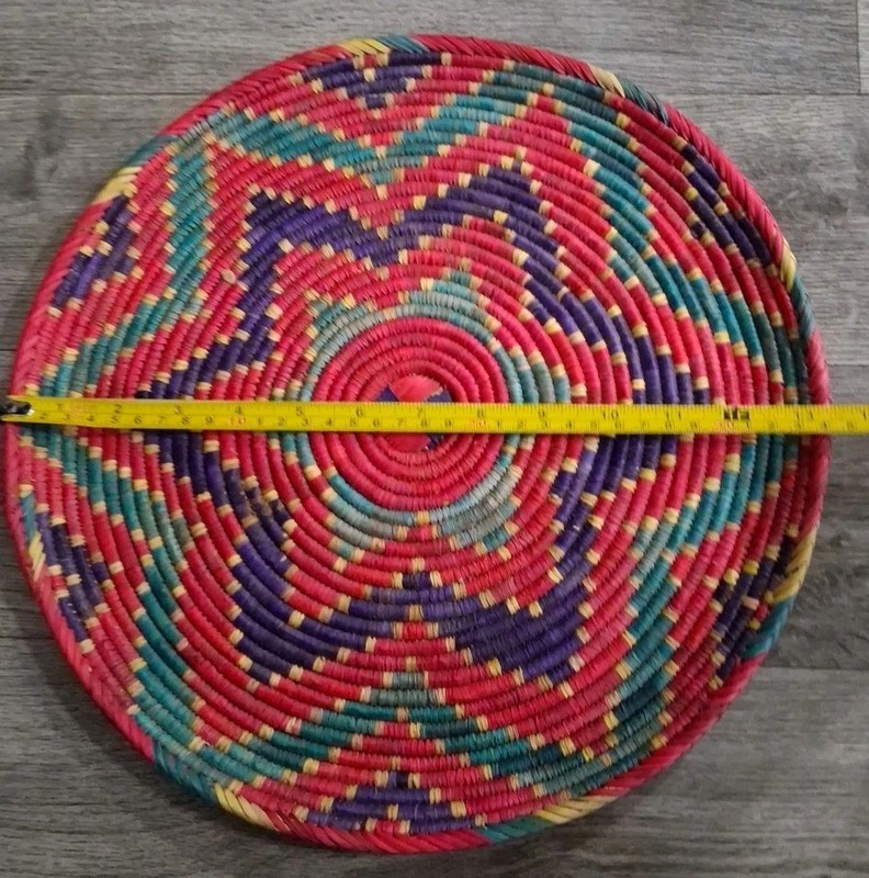 Vintage Ethiopian Handwoven Mesob Basket Woven Art Decor gallery