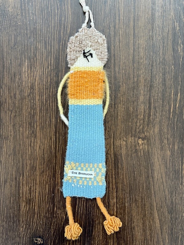 Rare Original Weaving by Evie Bharucha - Unique Handmade Art Piece gallery