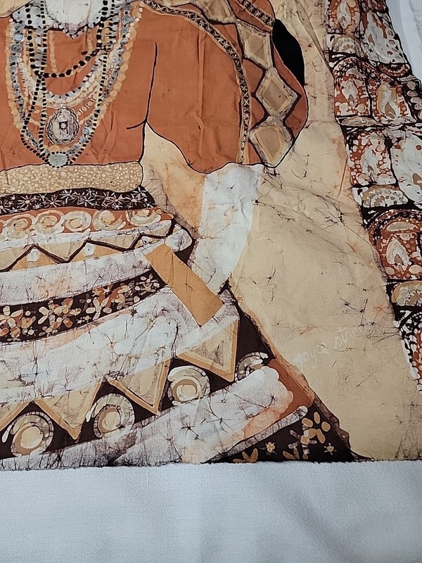 Batik Textile Art Jeweled Lady Joyce st??? stunning piece gallery