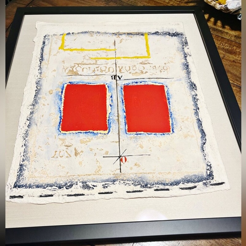 James Coignard Carborundom Etching Original Texutered Signed & Framed Art Work gallery