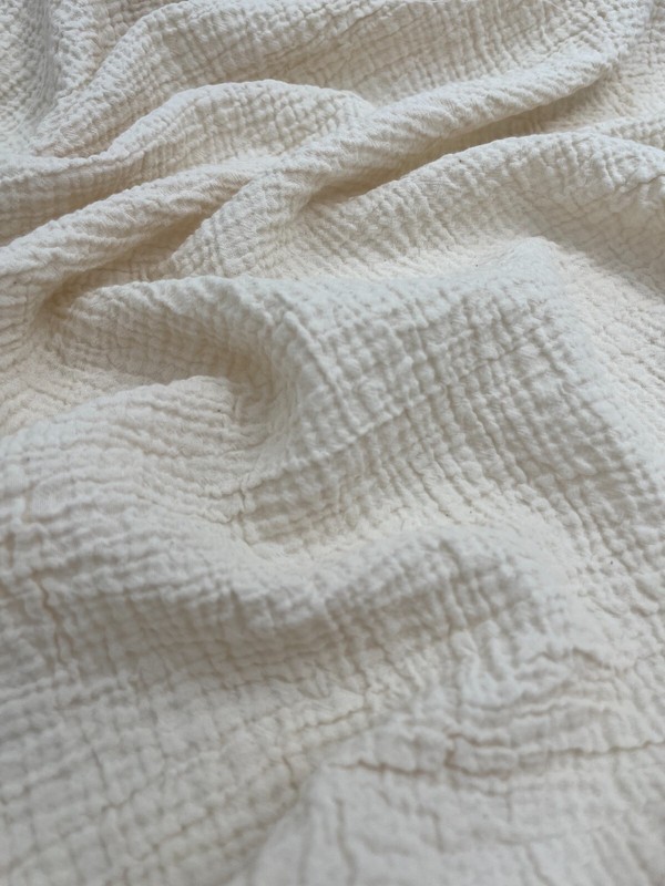 Muslin Fabric By 2 Meters- Organic Muslin Fabric - Baby Cotton Muslin - 2 Layer gallery
